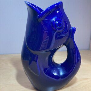 Azure Blue Gurgle Pot, 42 oz